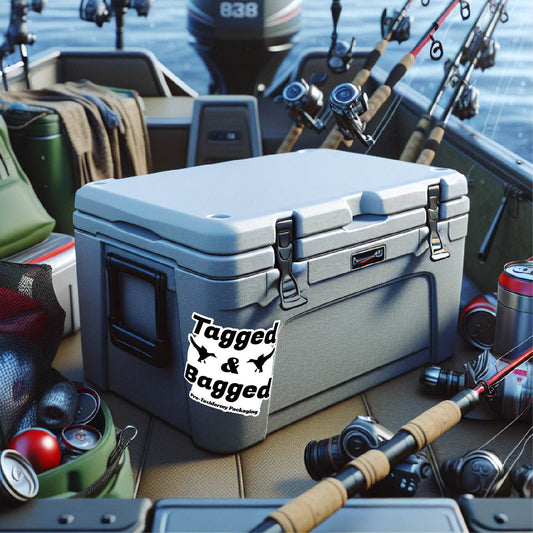 Tagged & Bagged 5"x5" Sticker