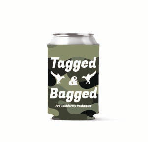 Tagged & Bagged Can Koozie